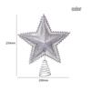 2024 Christmas Tree Topper: 3D Hollow Radiating Five-Pointed Star Decoration