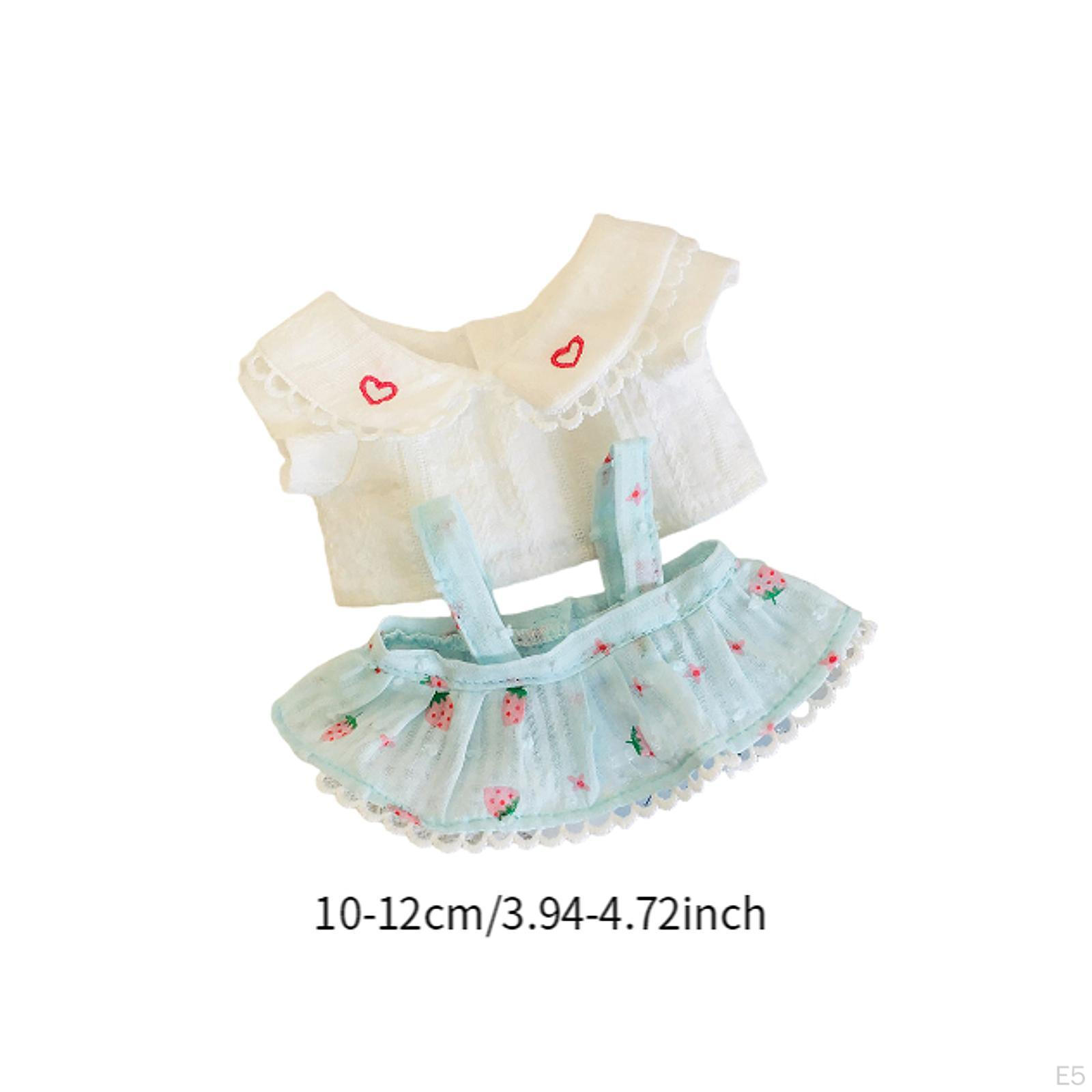 20 см Кукольная одежда Милая плюшевая игрушка Наряд Стильные аксессуары Фото реквизит — фото 5