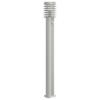 VidaXL Lampadaire d'extérieur avec capteur argenté acier inoxydable, éclairage au sol d'extérieur, éclairage au sol de 4006367