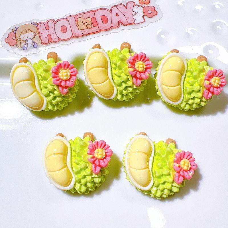 10Pcs New Cute Watermelon, Strawberry, Grape, Cherry Fruit Flat Back Resin Scrapbooking DIY Jewelry Craft Decoration Accessorie