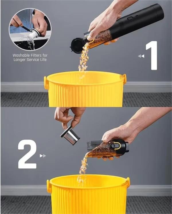 New Portable Car Vacuum Cleaner Wholesale Wireless Handheld Mini Blower 5-in-1 Cordless Vacuum Home Suction Blow Vacuum Cleaner