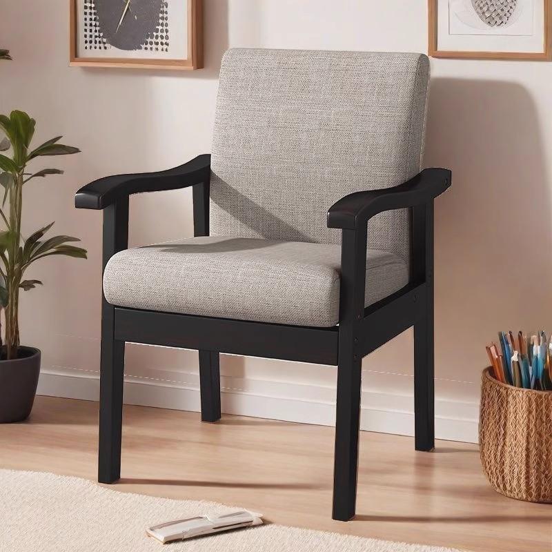 Modern Wood Dining Chair ,Simple Nordic Reclining Chairs, Study Armchair, Lounge Chair ,Hotel and Restaurant Chairs