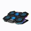 Nuoxi YL-021 Six-Fan Liquid Cooling Pad USB Dual Port RGB Gaming Laptop Cooler Base Bracket 15.6"-18" Plastic+metal Private Mold
