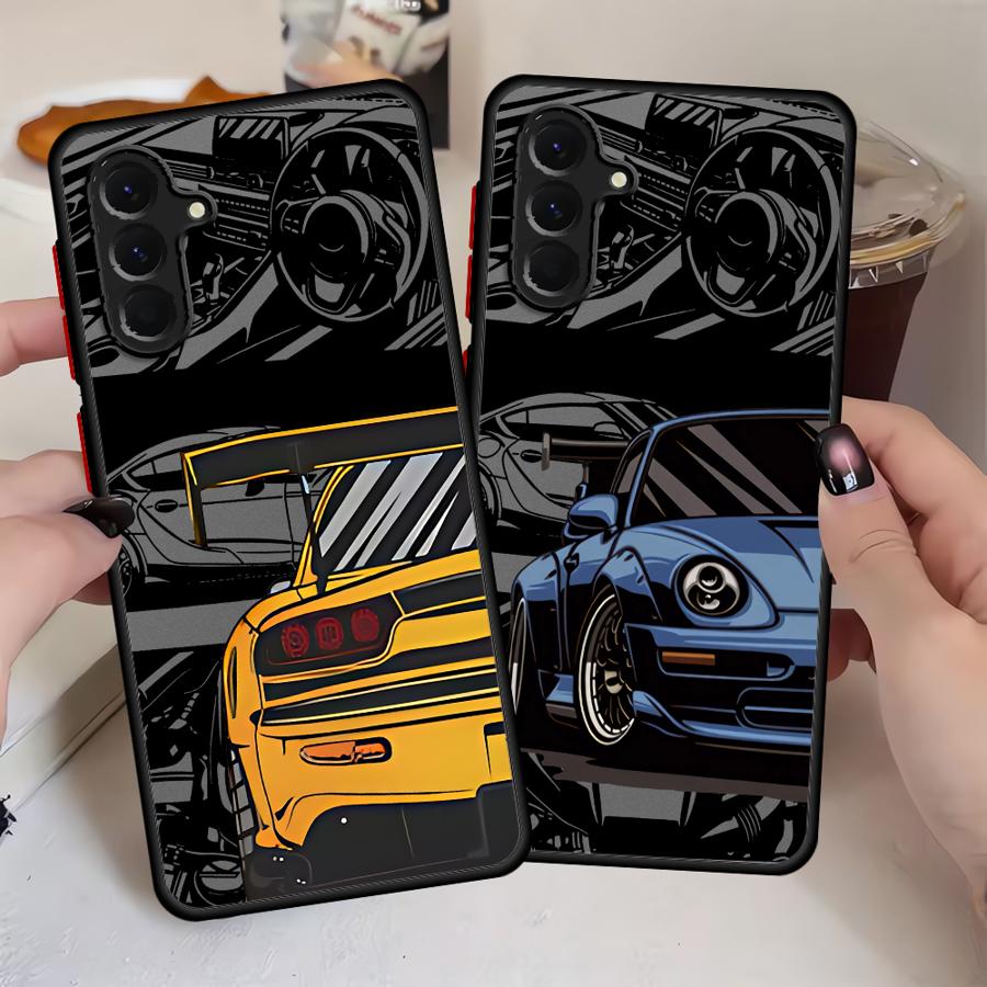 Japan Sports Cars Phone Case for Samsung Galaxy A32 A73 A36 A31 A56 A72 A23 A52 A71 A21 A22 A25 A26 Soft Cover
