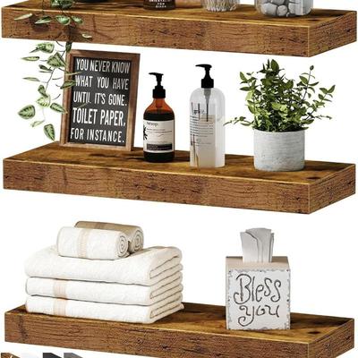 Wohnzimmer Schlafzimmer Rustikale Holz Wandregale Schweberegal Heim Aufbewahrungs Organizer Wandmontage Ausstellungsregal