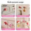 Suction Cup Hook No Drill Reusable Holder Push-to-Lock Vacuum Seal Hook Strong Load-bearing Capability Hanger for Bathroom Kitchen