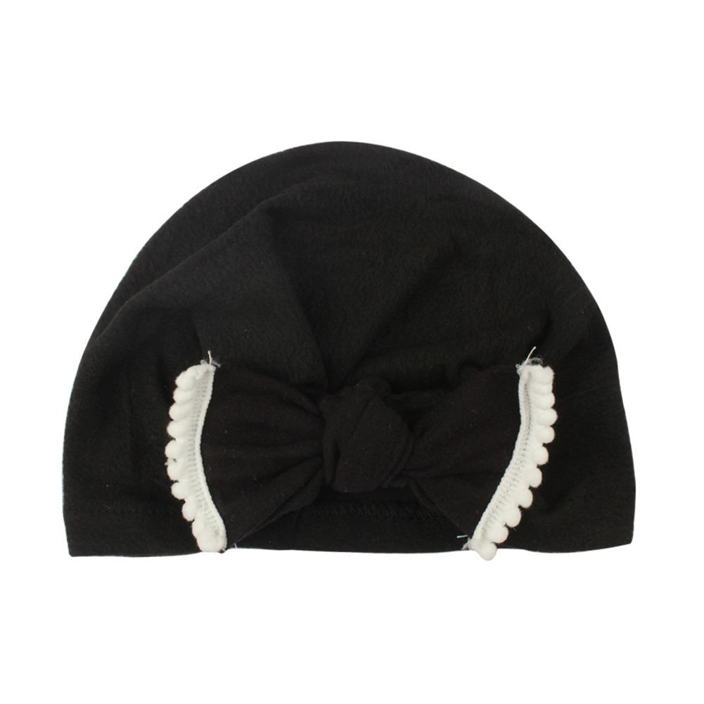 Newborn  Bowknot Turban Knot Cap Cute Beanie Head Warp Cap