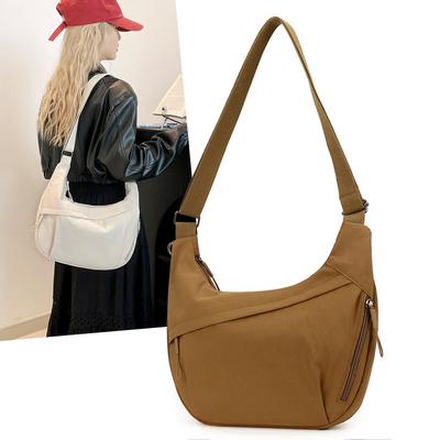 New Harajuku Casual Handbag Versatile Nylon Cloth Messenger Bag Tote Bag Women's Simple Shoulder Bag