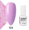GELPOLISH Nail Art Set: Base, Top Coat, Transparent & White Gel Polishes