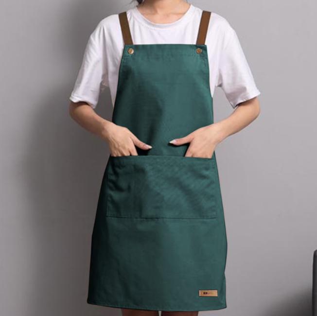 

Waterproof and oil resistant apron, adjustable with 2 pockets, waterproof and oil resistant, men s and women s cooking aprons