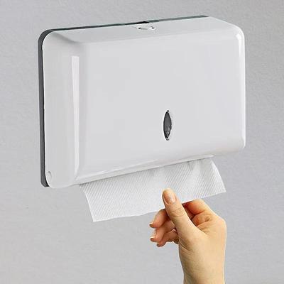 Dispensador de tecido sem perfuração, caixa de papel de limpeza manual, montagem na parede, gaveta de papel higiênico doméstico, banheiro, toalha de papel, racs