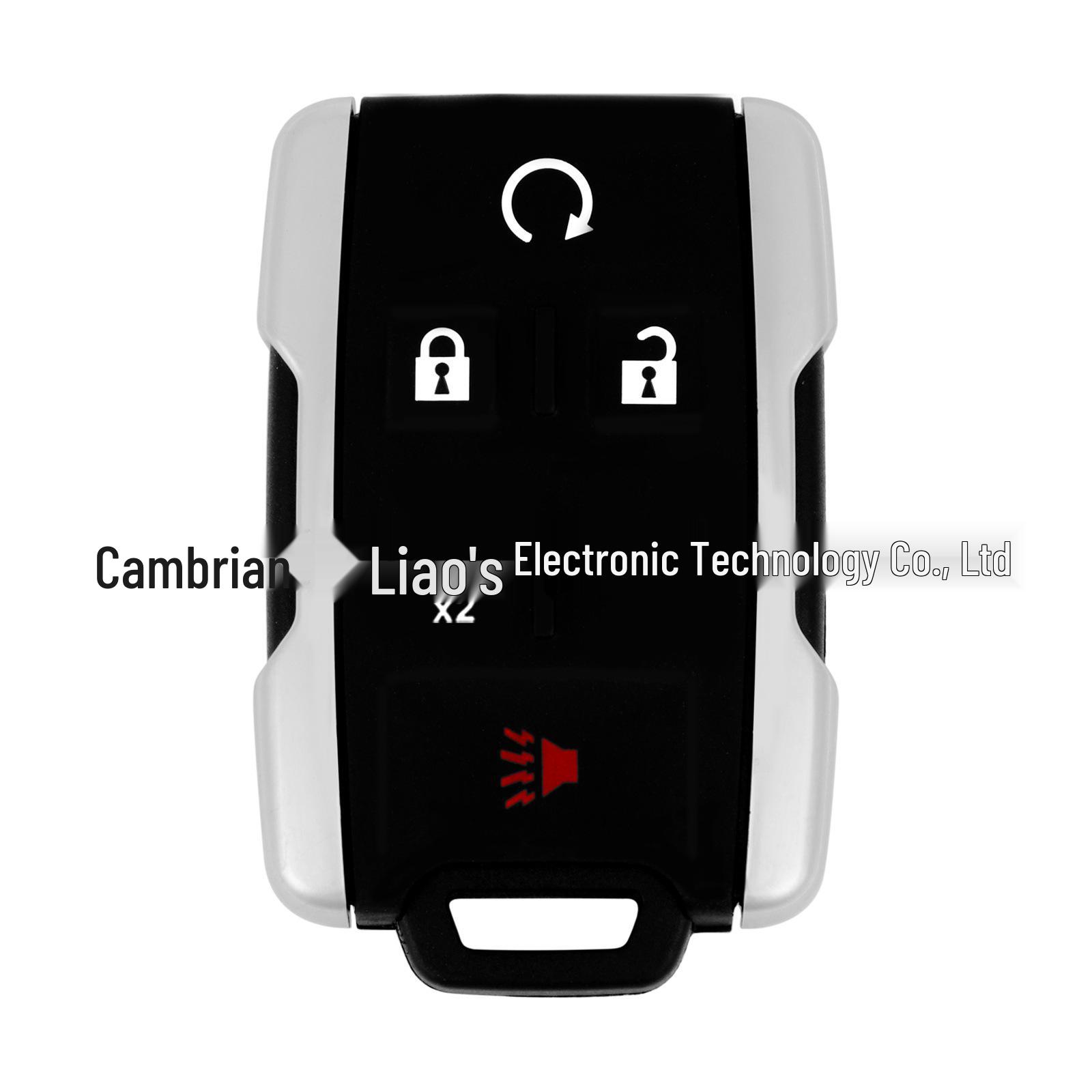 

Chevrolet Silverado 4-Button Key Remote Cover 5.4 x 4.2 x 1.4 cm чёрный