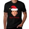Saint Nicolas Cage Christmas T-Shirt Large Size Loose Casual Tee