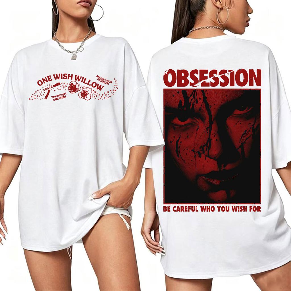 One Wish Willow Obsession 2026 Film Merch T-Shirt Unisex Unisex Harajuku Retro Klassische T-Shirts Locker 100% Baumwolle Übergroßes T-Shirt