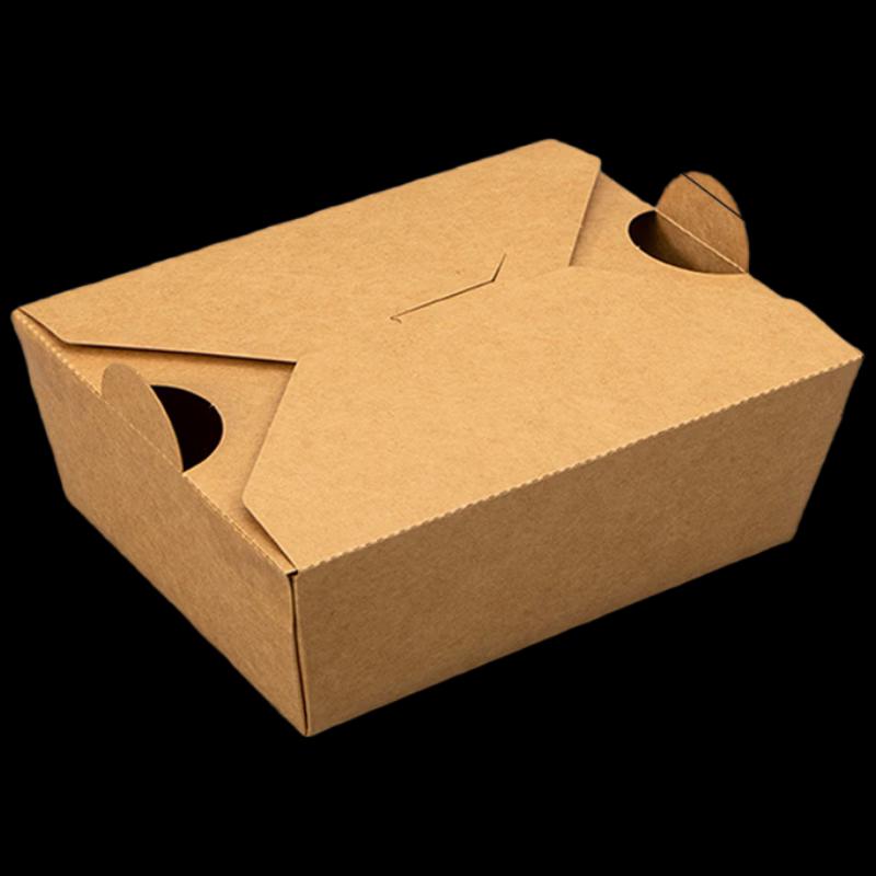 

Disposable Kraft Paper Takeout Food Containers