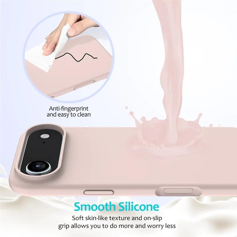 For iPhone Air Phone Case WANLONFENG GJ Series Liquid Silicone TPU Cover Large Cutouts with 2Pcs Screen Film