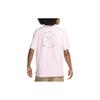 Nike Sb Solid Color Crew Neck Casual Short Sleeve T-Shirt Men Tops Pink FQ3722-663