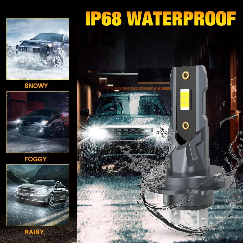 2PCS H7 LED Headlight Bulb 22000LM 12PCS CSP 3570 Car Headlamp Auto Mini CanBus H7 Led Bulb Turbo Light 6500K 12V 110W