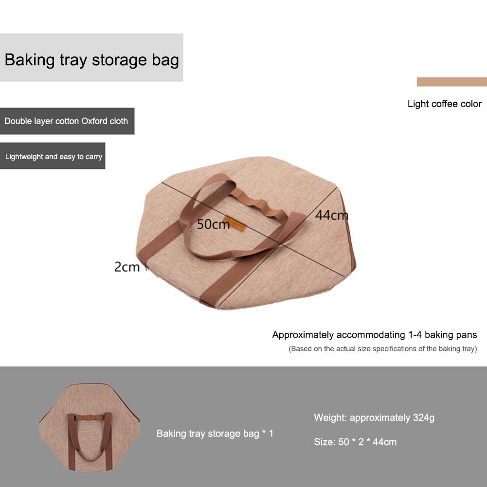 Grilling Pan Storage Bag Large-capacity Anticollision Protection Picnic Camping Portable Baking Dishes Pans Storage Bag