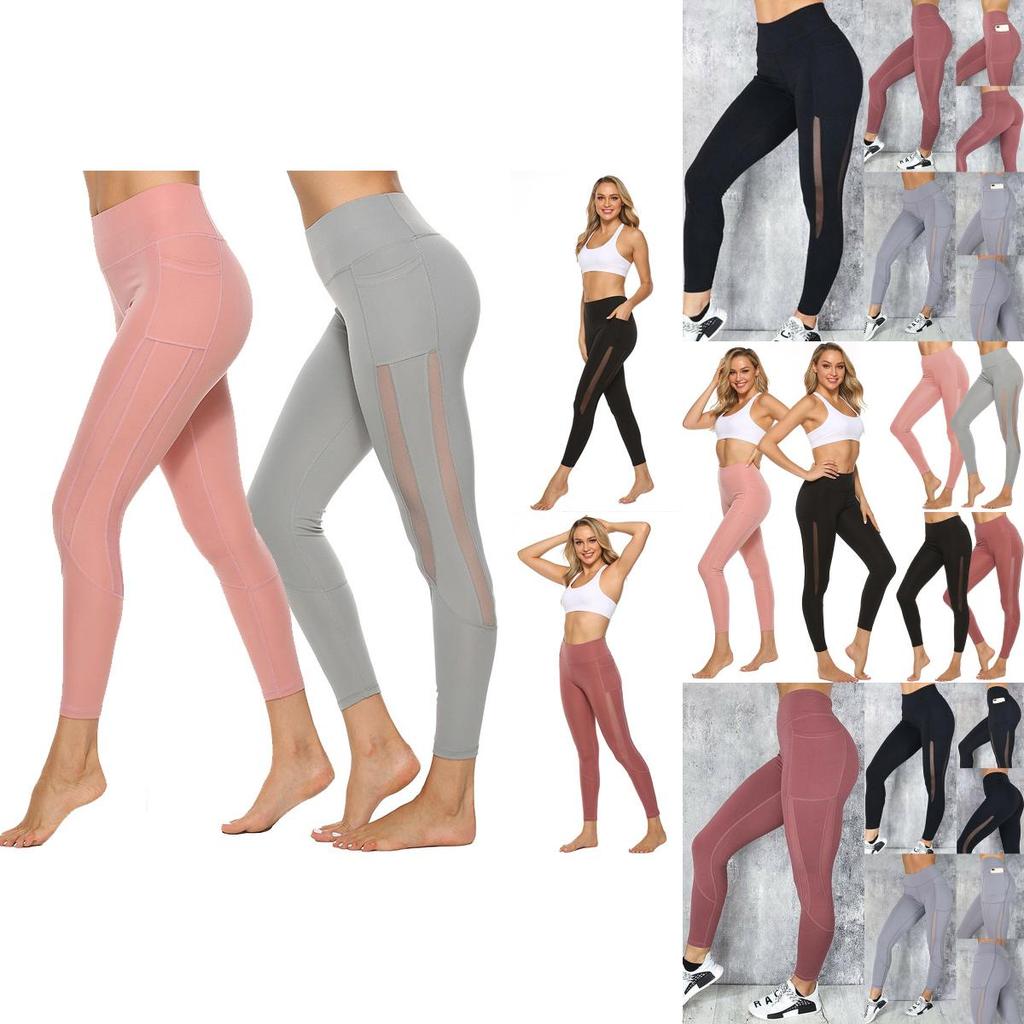 High Waist Fitness Leggings For Women With Side Pockets And Supportive Elastic Fit