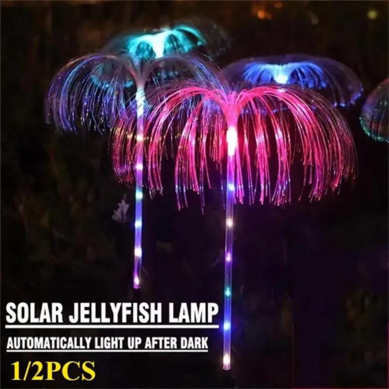 1/2/4PC Solar Jellyfish Light Outdoor Waterproof RGB Solar Garden Decorative Lamp Landscape Lighting Used For Garden Lawn Decor