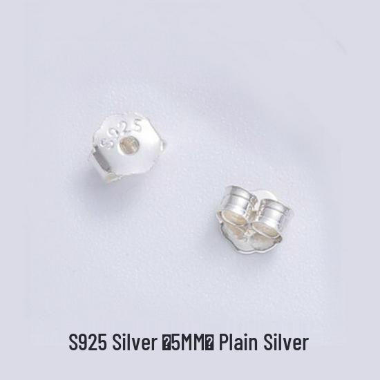 Xigu P0002 S925 Sterling Silber Ohrstecker Hinterteile