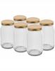 Glass Jar for Preserves with a Screw Cap 900ml 6 Pcs
