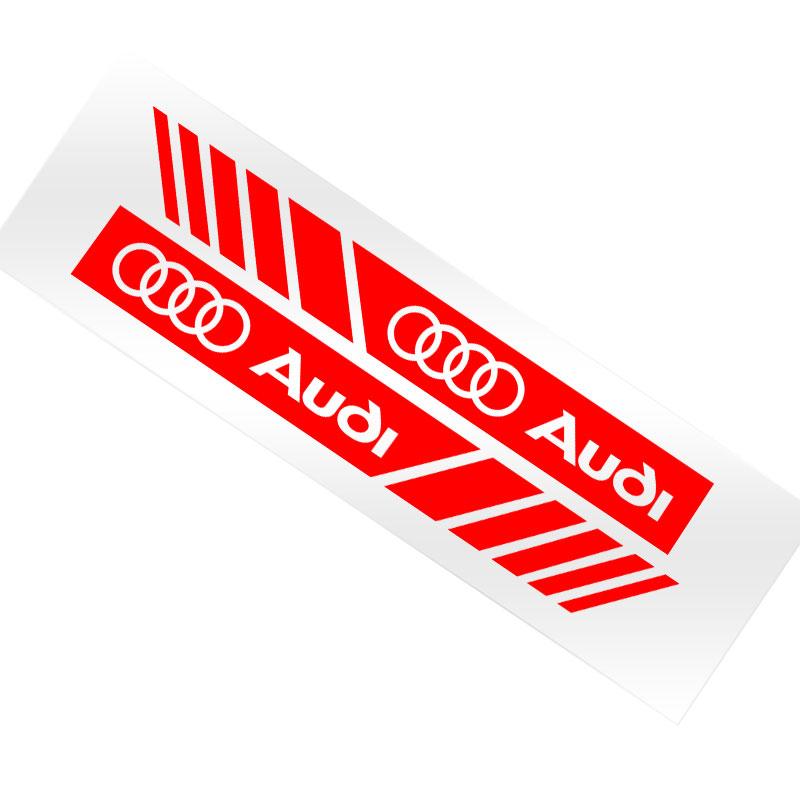 2PCS Car Rear View Mirror Side Stripe Badge 3D Sticker Car Styling for Audi S5 S6 S7 S4 S8 TT TTS A4 B8 A3 B6 A6 C7 C6 B7 Q5 Q7 C5 A5 B5 A7 A1