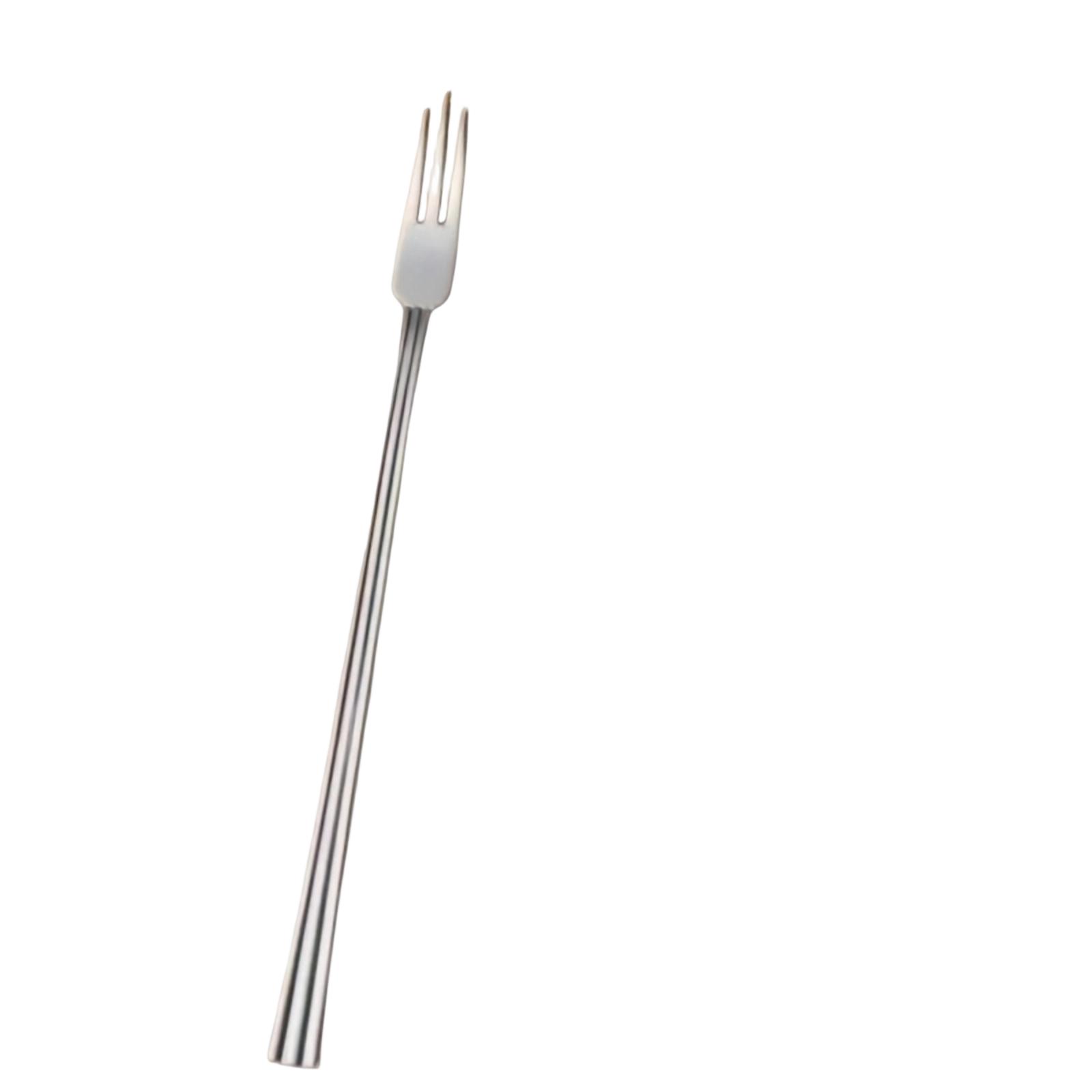 Stainless Steel Long Handled Fruit Fork