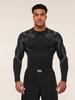 2026GYM Men's Storm Seamless Long Sleeve Quick Dry Compression Sports Tee