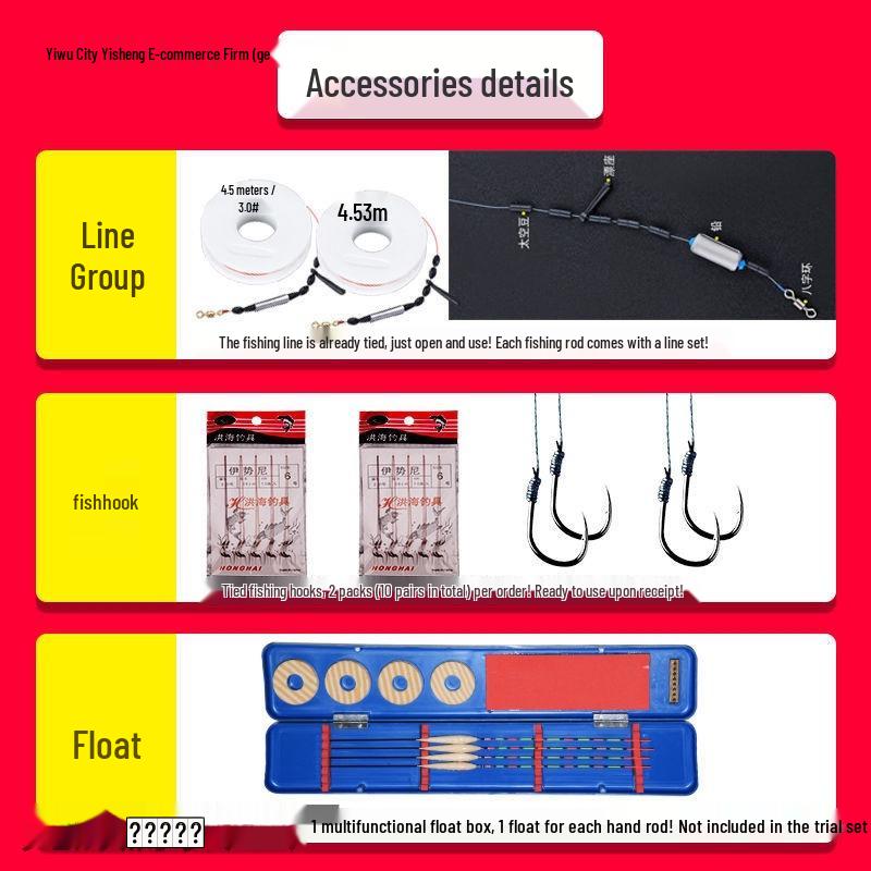 2025 Super Harte Angelruten-Set - Top Ten Kurzteil-Meeresruten für Große Fische