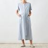 Maternity Front Short Maternity Maternity Sizes [Belle Maison] Pajamas, Opening, Sleeve, One-Piece, 2-Way, Cotton, Absorbent, Quick-Drying,