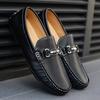 New Arrival Leather Men Loafers Fashion Handmade Moccasins Soft Leather Slip On Flats Soft-Soled Man Boat Footwear Driving Shoes