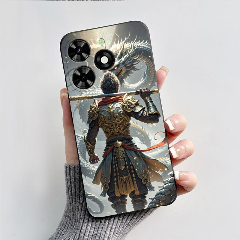 For Tecno Spark Go 2024 Case BG6 Black Myth Wukong Cover Shockproof Soft TPU Phone Case For Tecno Pop 8 Pop8 SparkGo 2024 Shell