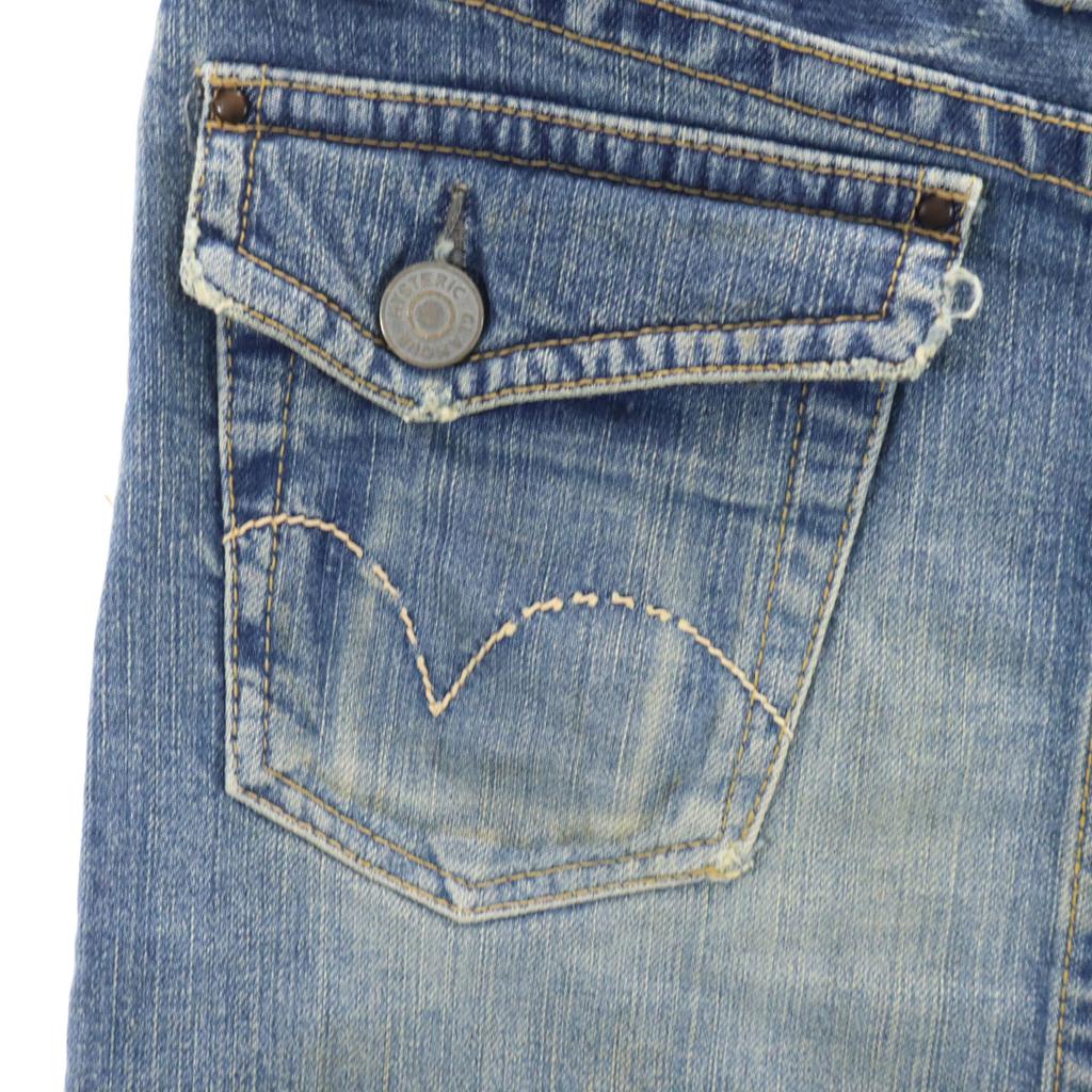 HYSTERIC GLAMOUR made in Japan Midi length Vintage processing Denim skirt Women Used