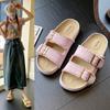 2026 Summer Slides Pantofle Platfor Female Shoes Ladies' Slippers Platform  Soft Slides Retro Concise Slippers Women Summer Shoe