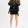 Coach Chain Tabby 35 Leather Shoulder Bag Large Women shoulder bag Black Gold CY921-B4BK