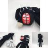 Siren Head Series Black Dog Plush Toy Crooked Neck Horror Stuffed Doll 30cm/11.8inch Height