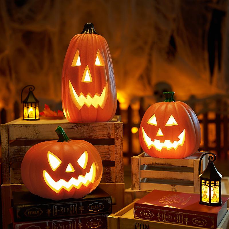 Large Luminous Pumpkin Lantern for Halloween Outdoor Theme Decorations