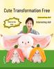 Strawberry Rabbit Plush Toy - Carrot Rabbit Cushion Doll, Perfect Children's Day Gift for Girlfriend