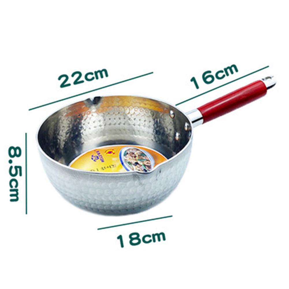 

Style Snow Aluminum Pan Soup Non-Stick Noodles Porridge Spicy Hot Milk Instant Flat Pot 22cm#0