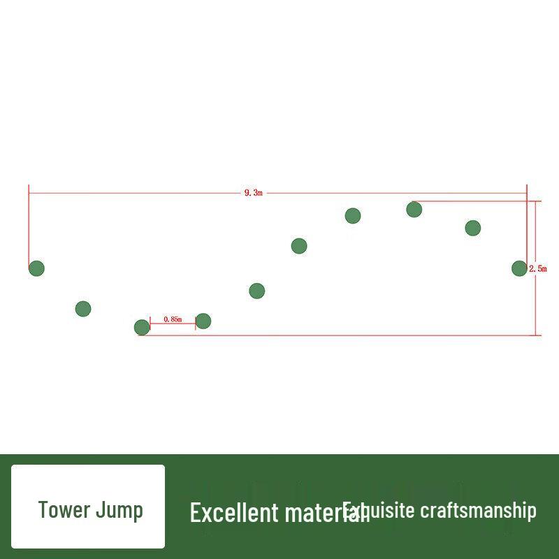 Ceyu 200m Outdoor Fitness Obstacle Course