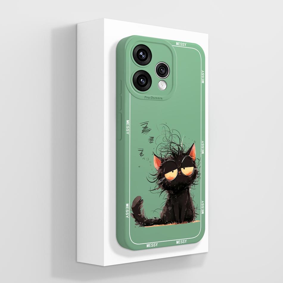 Case For Oppo Reno 15 Pro Mini 15F 15C 5G Lovely Cartoon Patterns Phone Cover For Oppo Reno15 Soft Smooth Liquid Silicone Bumper