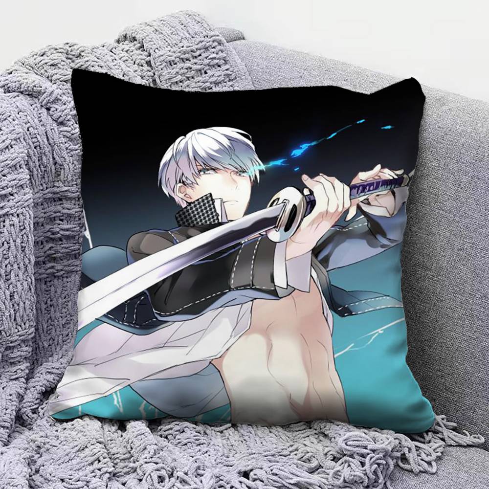 Yu Narukami P4 Persona 4 Pillow Covers, Home Sofa Cushion Covers And Aecorative Custom Peach skin 18*18(CM)-1Pcs