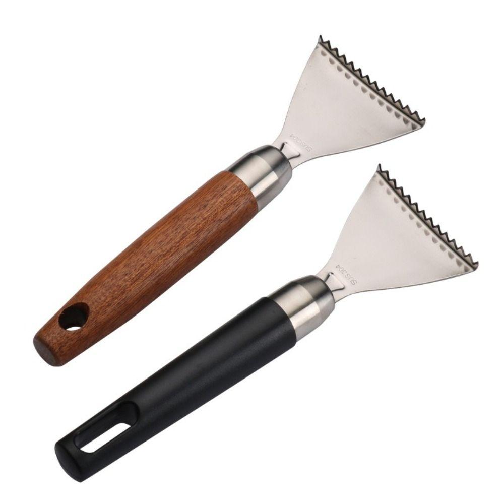 Durable Stainless Steel Fish Scale Remover Home ABS Handle Cooking Seafood Tools Smooth Fish Scale Scraper Kitchen Tools