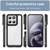 Voor Motorola Moto G87 G 87 Hoesjes Schokbestendige Siliconen TPU Bumper Met Transparante Harde PC Telefoonhoes Bumper Voor Motorola Moto G77 G67