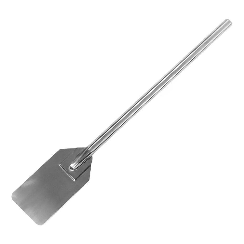 Extra Langer Küchen-Mischspatel Edelstahl Langer Griff Kochspatel zum Backen Rühren