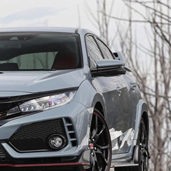 For Honda Civic 2016~ Silver Left Driver Side Car Rearview Mirror Cap Cover