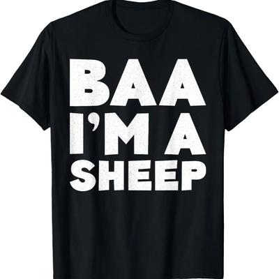 Baa I'm A Sheep T-Shirt Costume Shirt T-Shirt