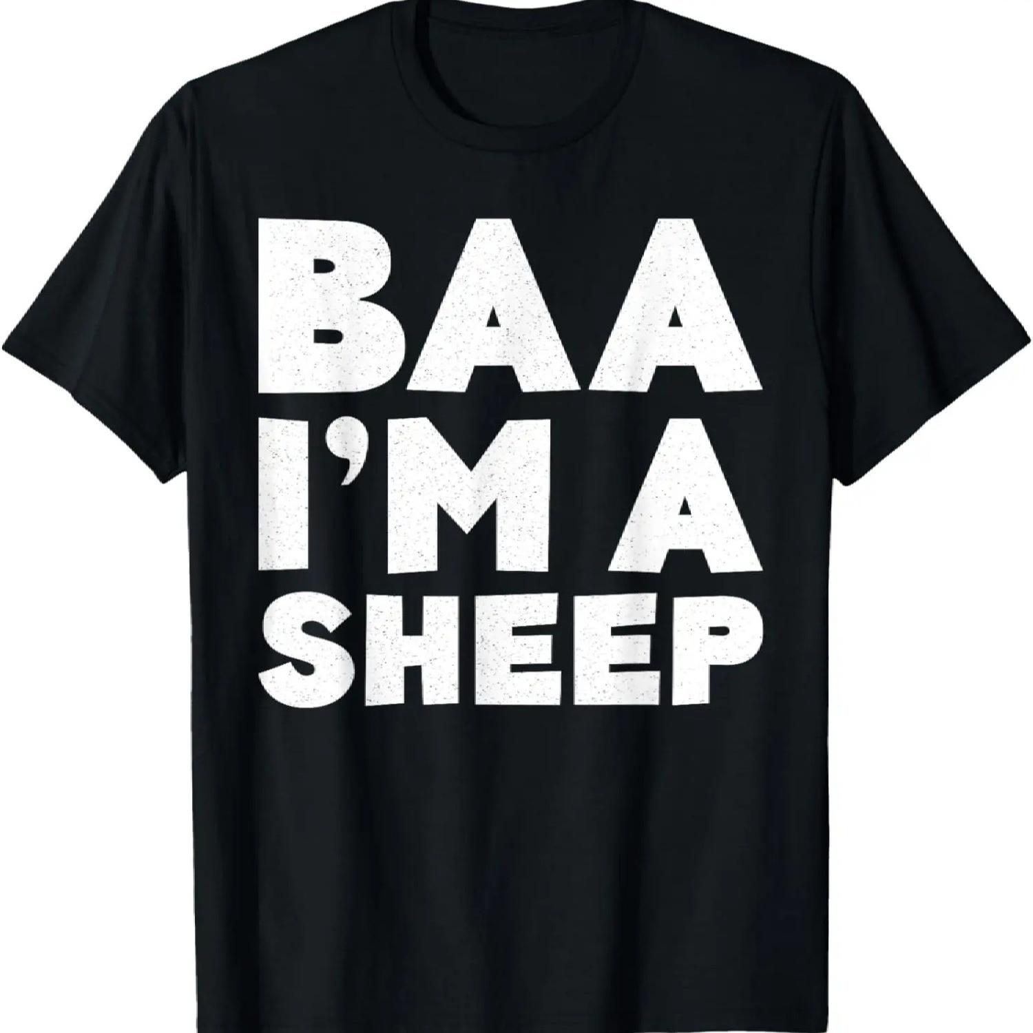 

Baa I m A Sheep T-Shirt Costume Shirt T-Shirt XXXXXL чорний